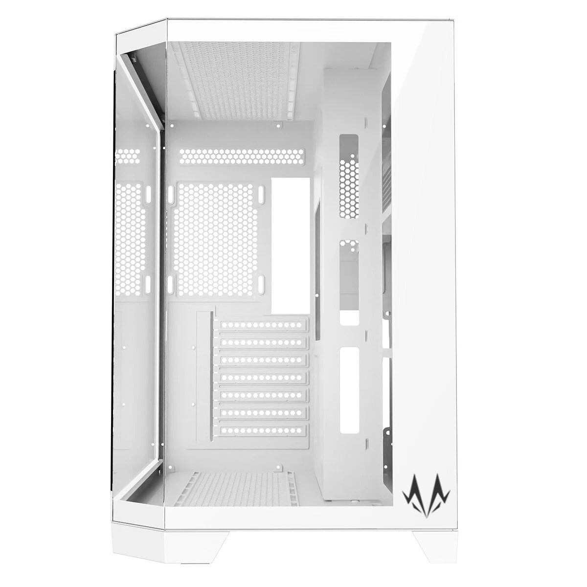 Gabinete Gamer Spectrum FLUX 900, Mid Tower, Vidro Temperado, ATX, Com 10 Fans, Sem Fonte, Branco, SM-CS-FLX90FAW10F