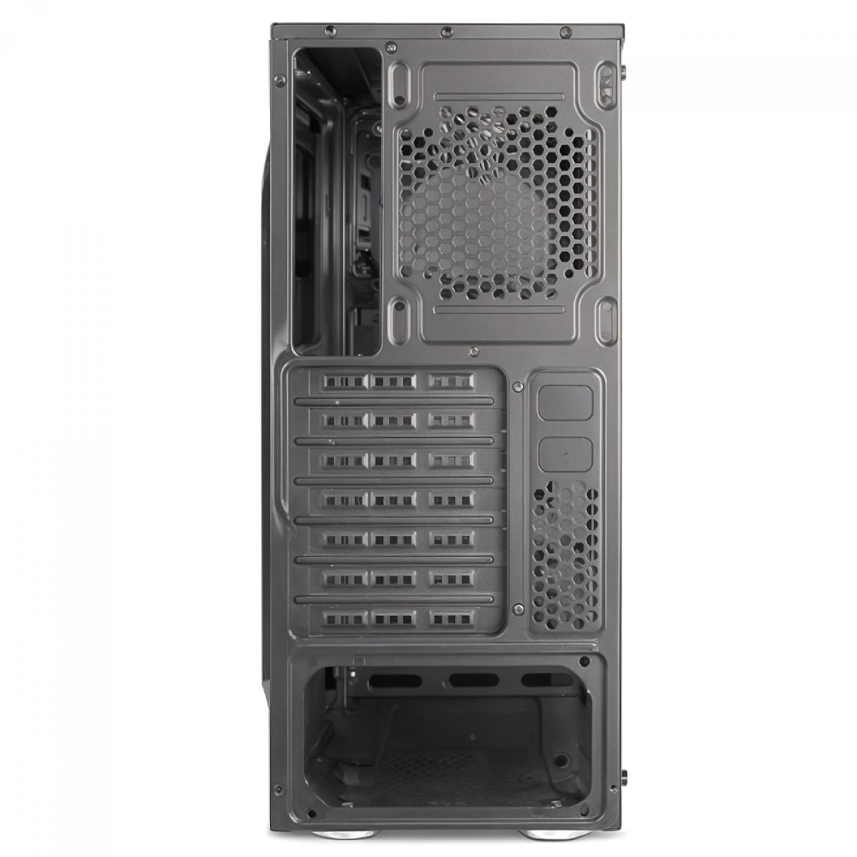Gabinete Gamer Storm-Z Daring, Mid Tower, Vidro Temperado, EATX, Sem Fans, Preto, GABSZDARINGCCLR