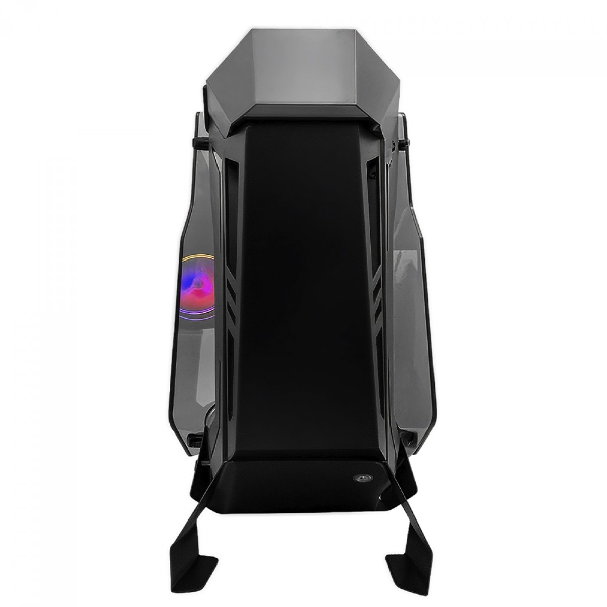 Gabinete Gamer Storm-Z Sharp, Mid Tower, Vidro Temperado, E-ATX, Black, Sem Fonte, Sem Fan, GABSZSHARP