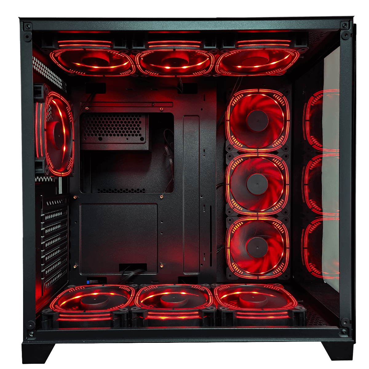 Gabinete Gamer SuperFrame Cube, Mid Tower, Vidro Temperado, ATX, Black ...