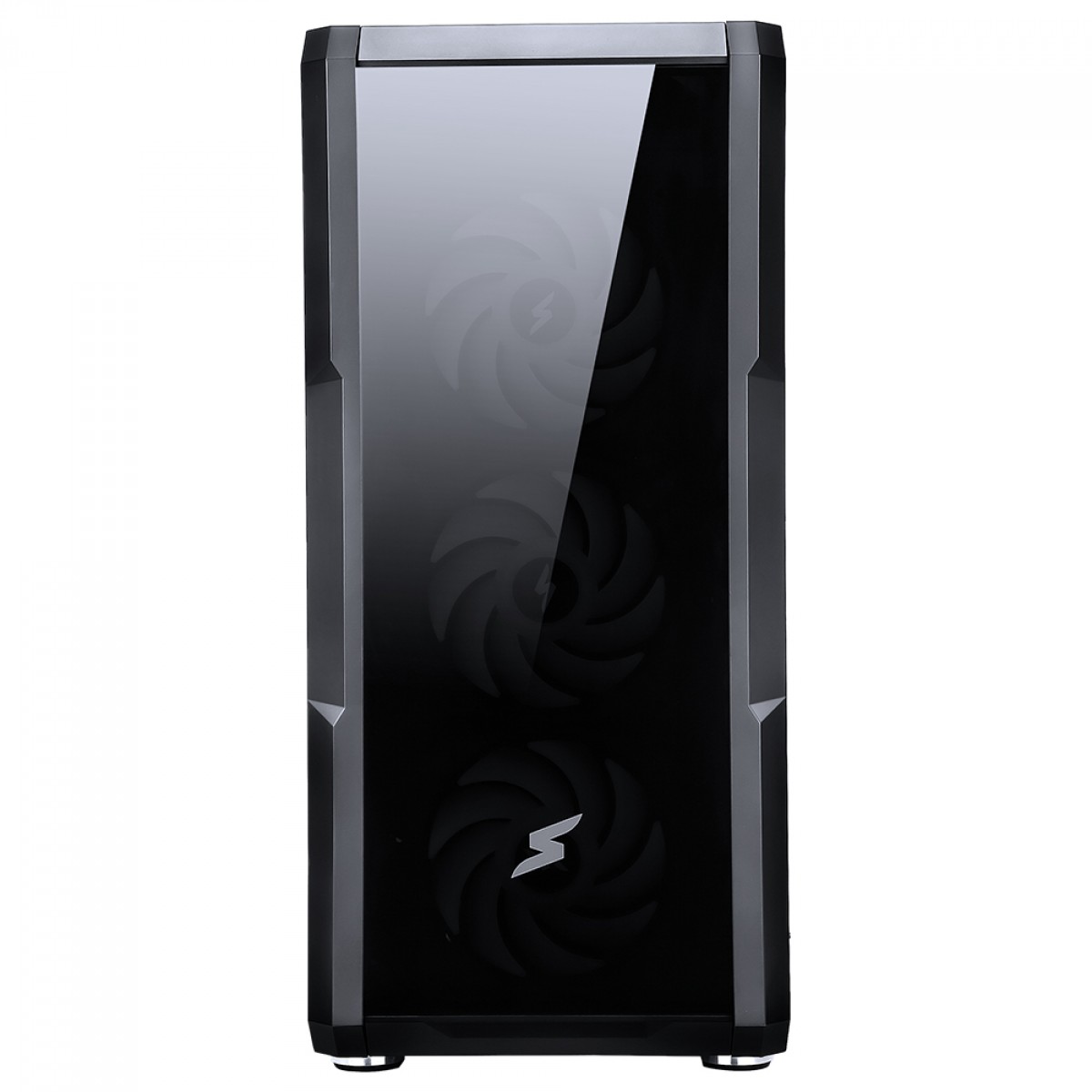 Gabinete Gamer SuperFrame Hazy, Mid Tower, RGB, Vidro Temperado, E-ATX, Black, Sem Fonte, Com 3 Fans ARGB