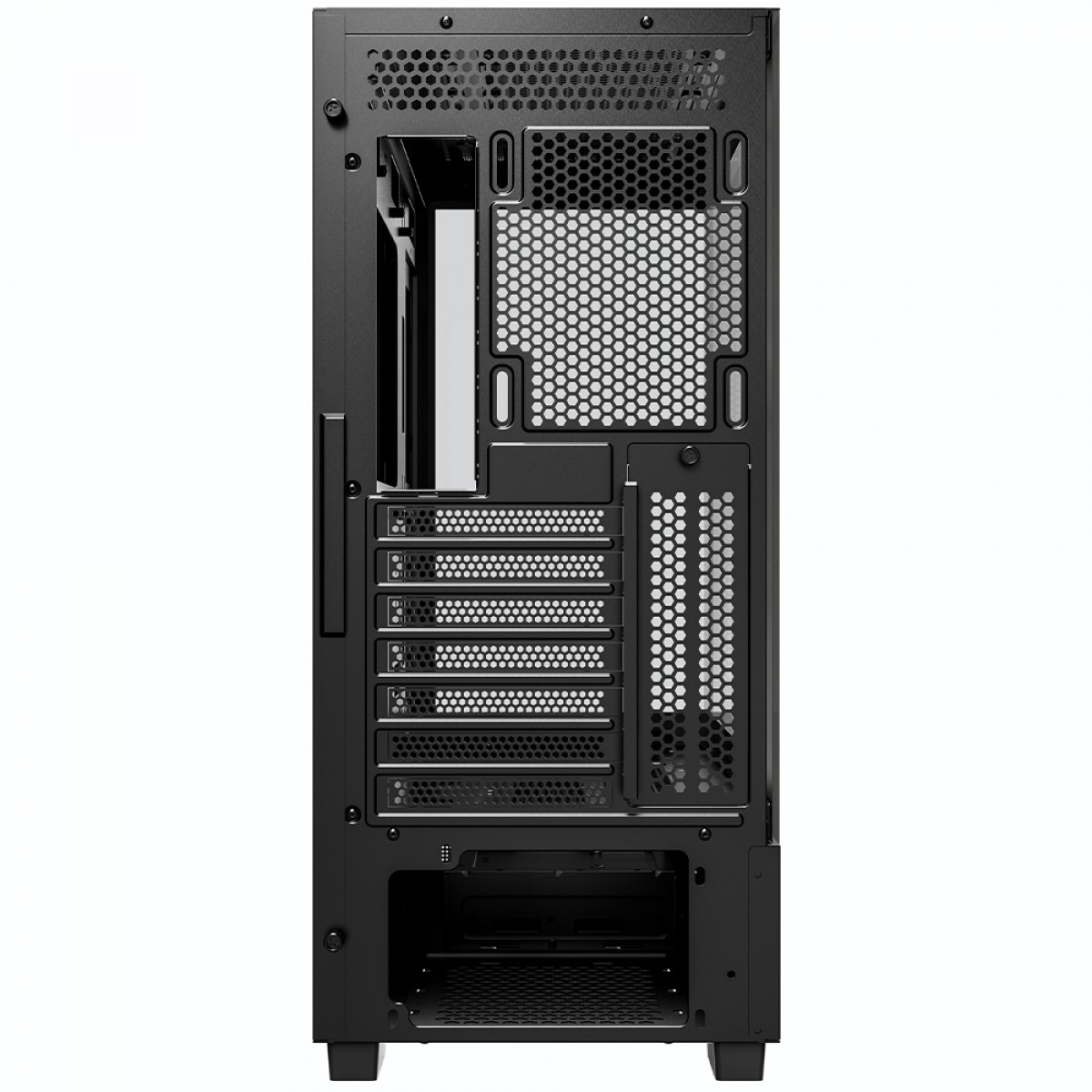 Gabinete Gamer SuperFrame Nebula, Mid Tower, Vidro Temperado, E-ATX, Com 3 Fans ARGB, Preto, SF-CS-NBMAB3F