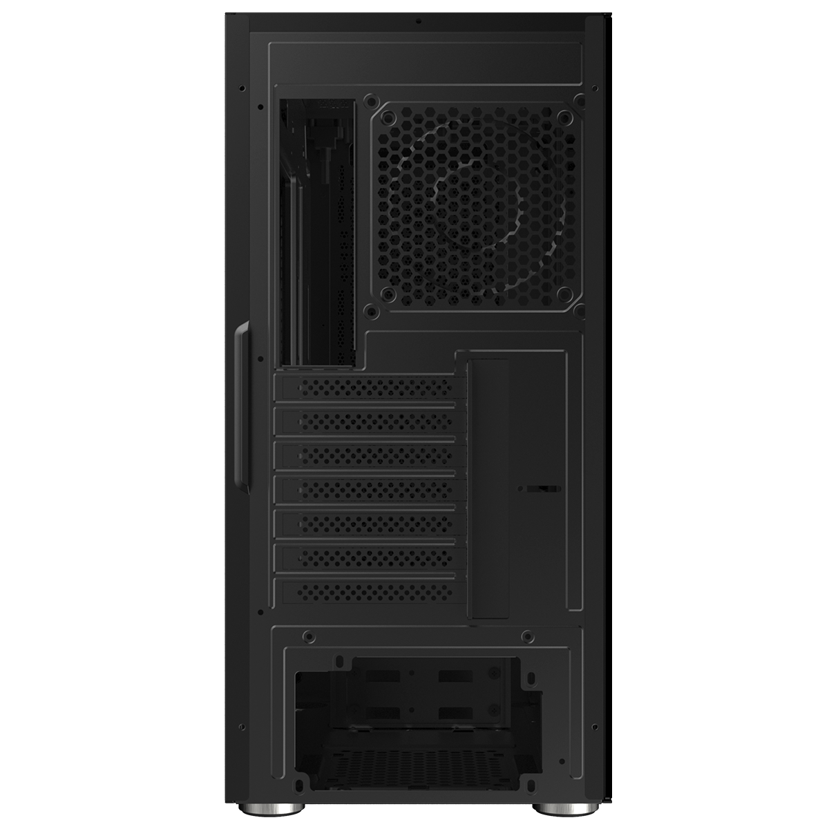 Gabinete Gamer SuperFrame Overtake, Mid Tower, Vidro Temperado, ATX, Sem Fonte, Com 3 Fans