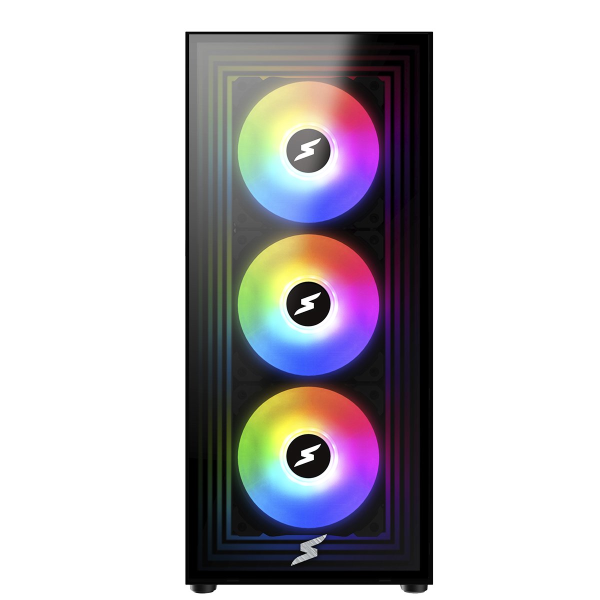 Gabinete Gamer SuperFrame Strider, Mid Tower, ARGB, Vidro Temperado, ATX, Sem Fonte, Com 4 Fans