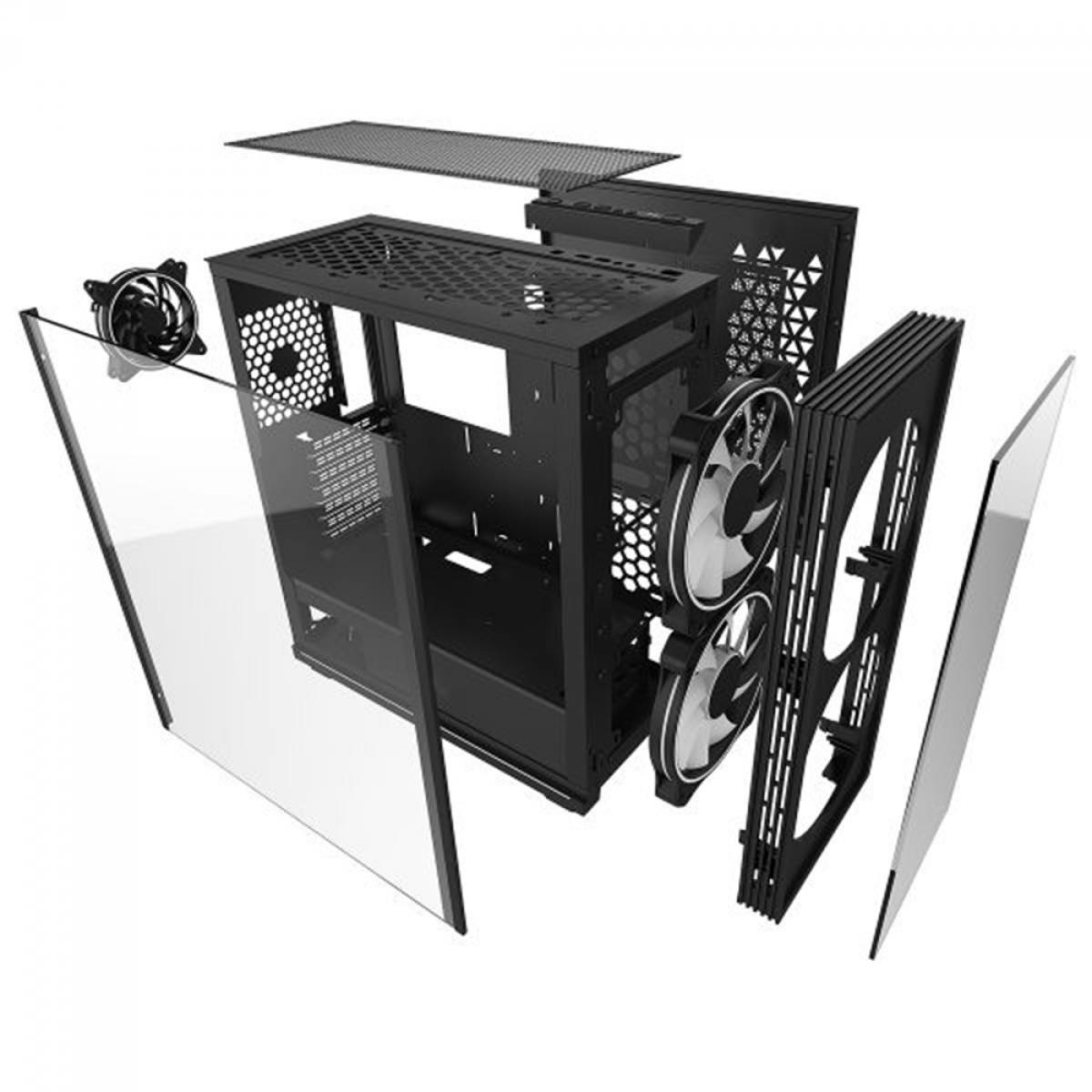 Gabinete Gamer SuperFrame Vortex, ARGB, Full Tower, Vidro Temperado, E ...