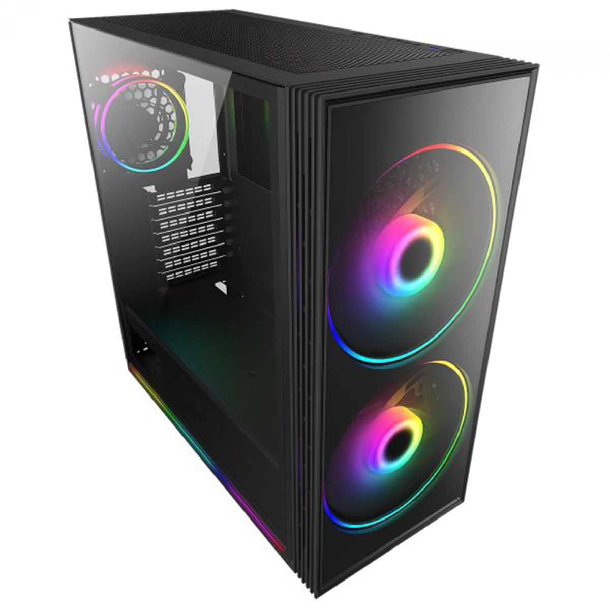 Gabinete Gamer SuperFrame Vortex, ARGB, Full Tower, Vidro Temperado, E ...