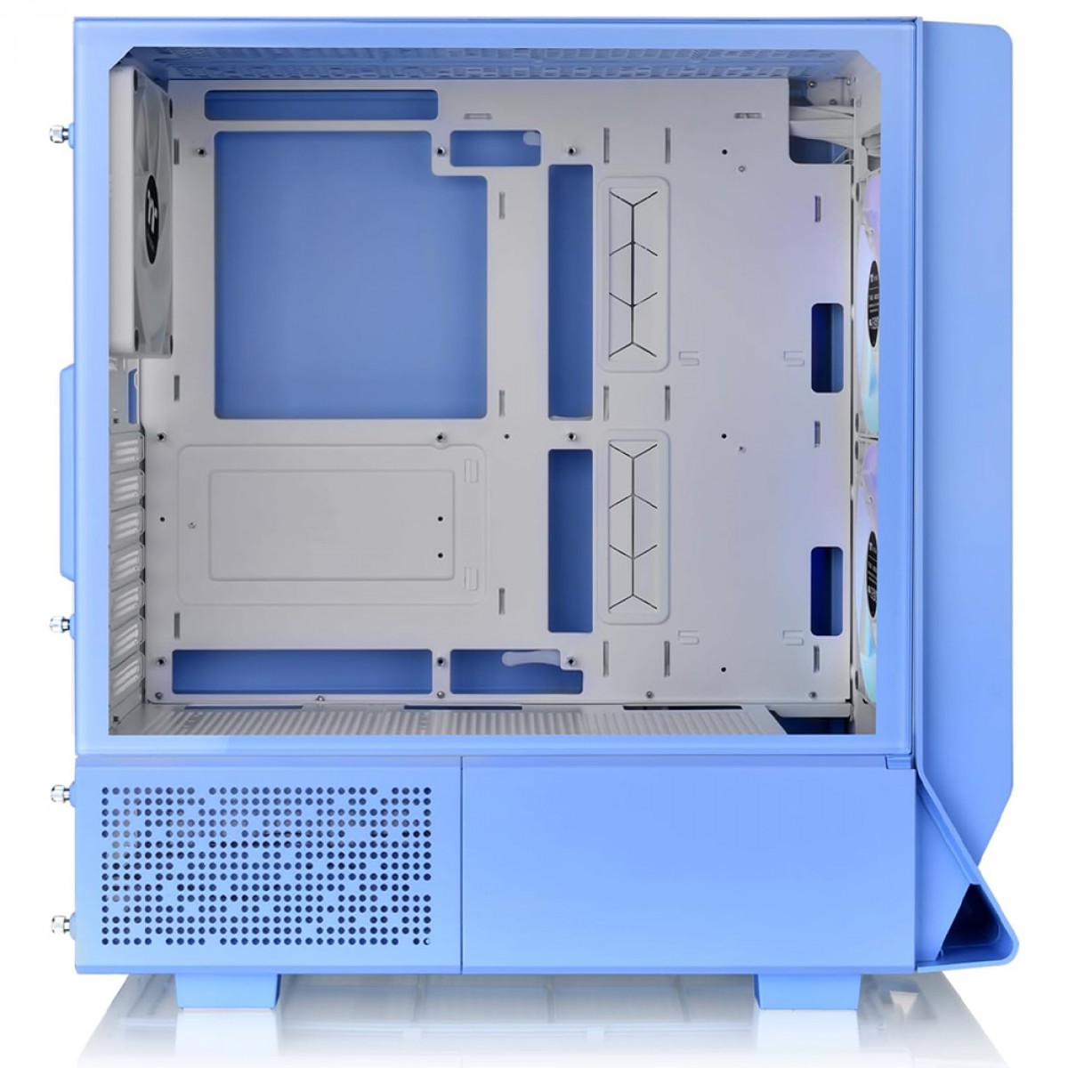 Gabinete Gamer Thermaltake Ceres 330 TG ARGB Hydrangea Blue, Mid Tower, E-ATX, Sem Fonte, Com 3 Fans, Azul, CA-1Y2-00MFWN-00