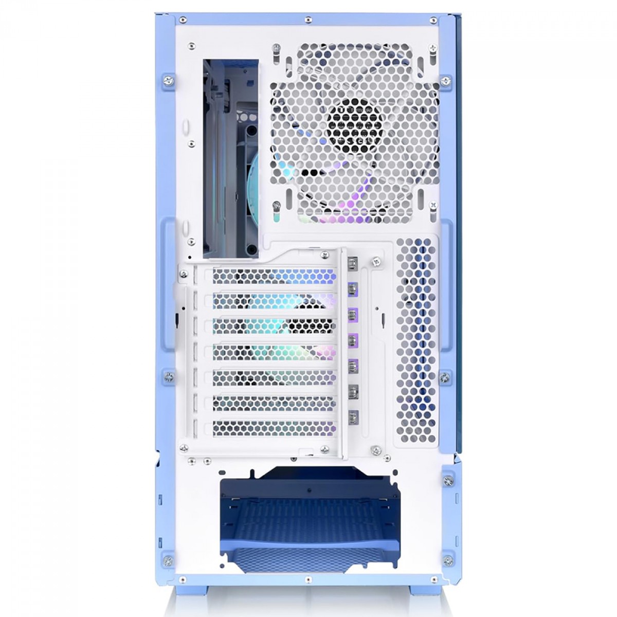 Gabinete Gamer Thermaltake Ceres 330 TG ARGB Hydrangea Blue, Mid Tower, E-ATX, Sem Fonte, Com 3 Fans, Azul, CA-1Y2-00MFWN-00