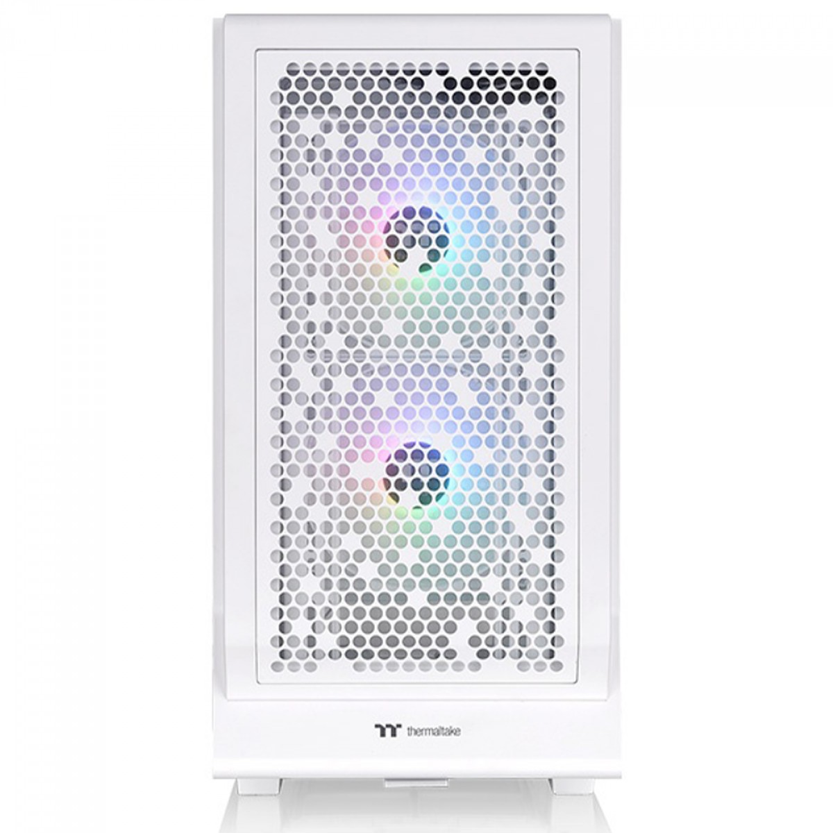 Gabinete Gamer Thermaltake Ceres 330 TG ARGB Snow, Mid Tower, E-ATX, Sem Fonte, Com 3 Fans, Branco, CA-1Y2-00M6WN-01