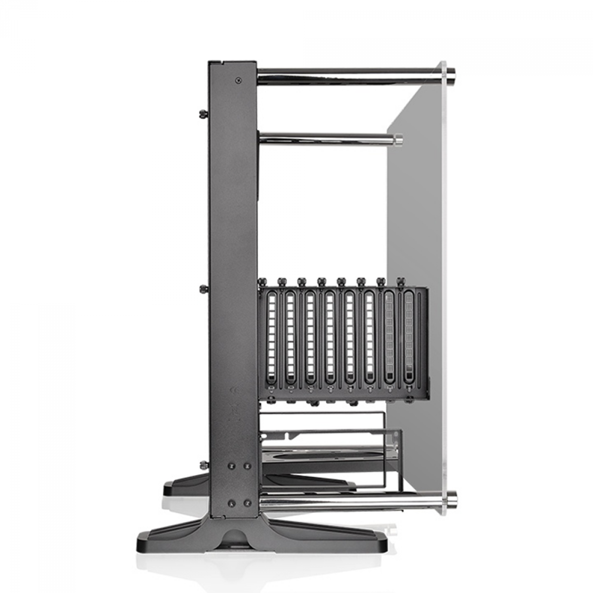 Gabinete Gamer Thermaltake Core P3 TG, Mid Tower, Vidro Temperado, Black, Sem Fonte, CA-1G4-00M1WN-06