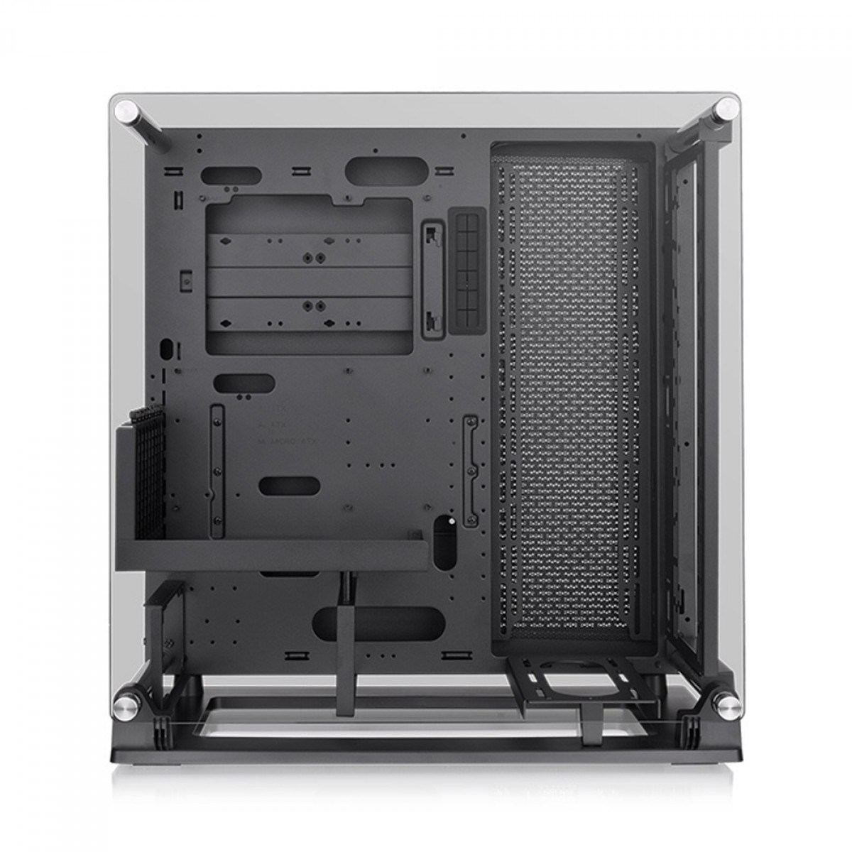 Gabinete Gamer Thermaltake Core P3 TG Pro, Mid Tower, Vidro Temperado, Black, Sem Fonte, Sem Fan, CA-1G4-00M1WN-09