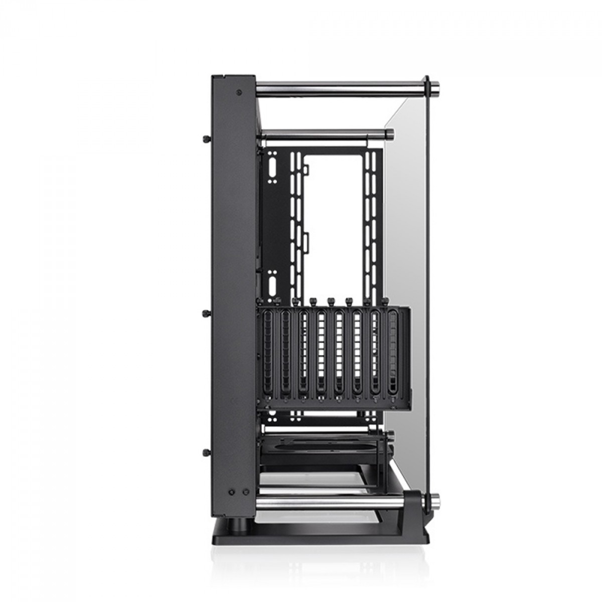 Gabinete Gamer Thermaltake Core P3 TG Pro, Mid Tower, Vidro Temperado, Black, Sem Fonte, Sem Fan, CA-1G4-00M1WN-09