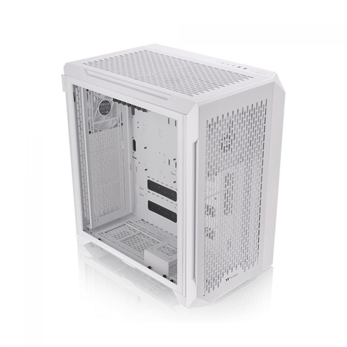Gabinete Gamer Thermaltake CTE C700 Air Snow, Branco, Mid Tower, Vidro Temperado, E-ATX, Sem Fonte, Com 3 Fans, CA-1X7-00F6WN-00