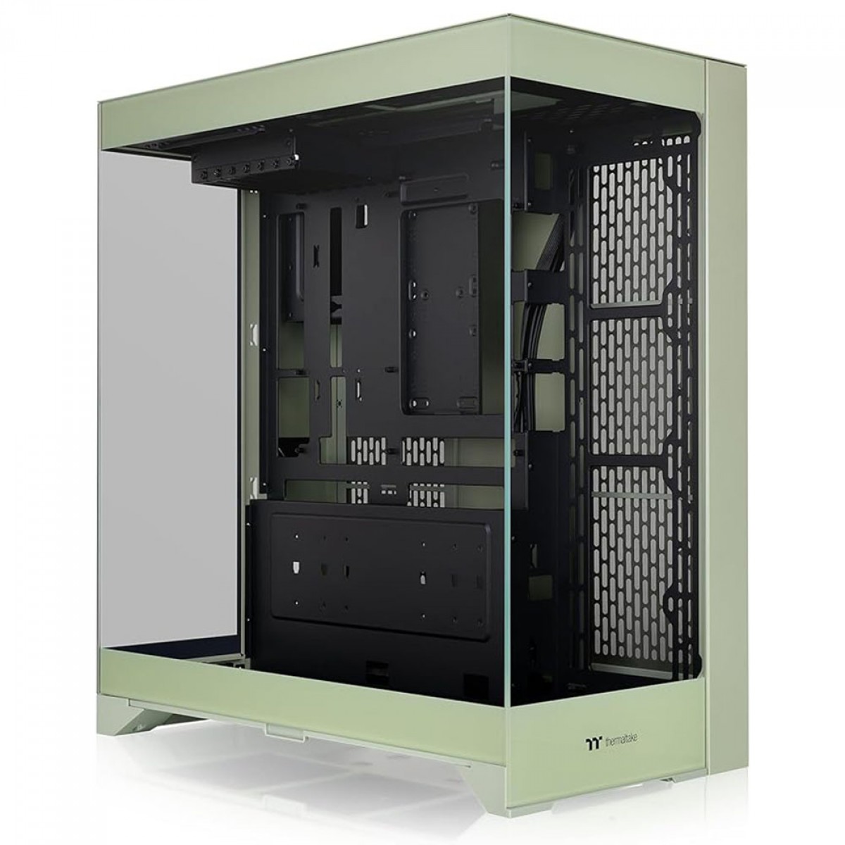 Gabinete Gamer Thermaltake CTE E550 TG Matcha Green, Mid Tower, Vidro Temperado, E-ATX, Sem Fonte, Sem Fans, Verde, CA-1Z8-00MEWN-00