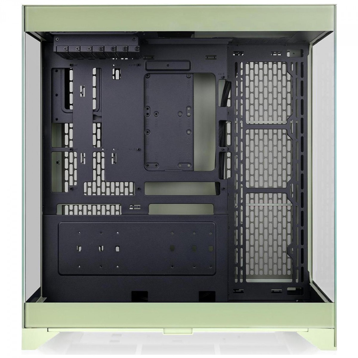 Gabinete Gamer Thermaltake CTE E550 TG Matcha Green, Mid Tower, Vidro Temperado, E-ATX, Sem Fonte, Sem Fans, Verde, CA-1Z8-00MEWN-00