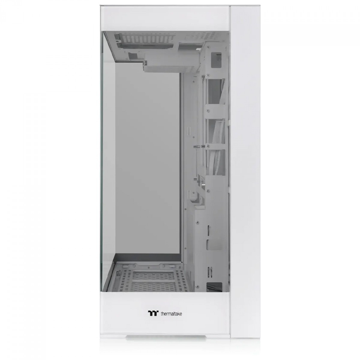 Gabinete Gamer Thermaltake CTE E550 TG Snow, Mid Tower, Vidro Temperado, E-ATX, Sem Fonte, Sem Fans, Branco, CA-1Z8-00M6WN-00
