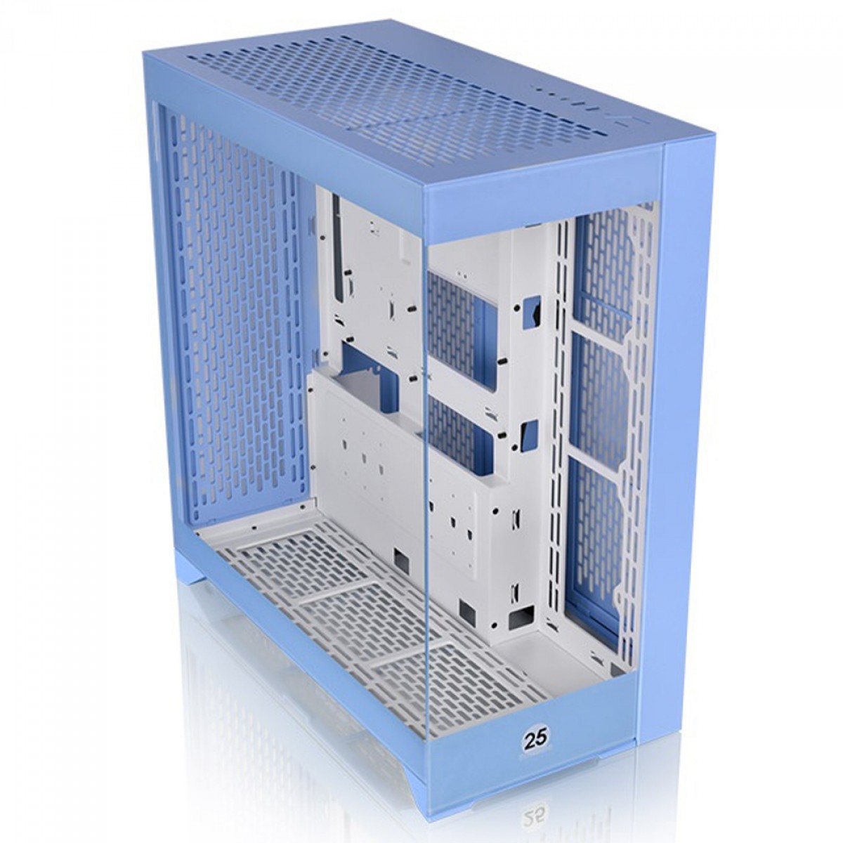 Gabinete Gamer Thermaltake CTE E600 MX Hydrangea, Mid Tower, Vidro Temperado, E-ATX, Sem Fonte, Sem Fans, Blue, CA-1Y3-00MFWN-00