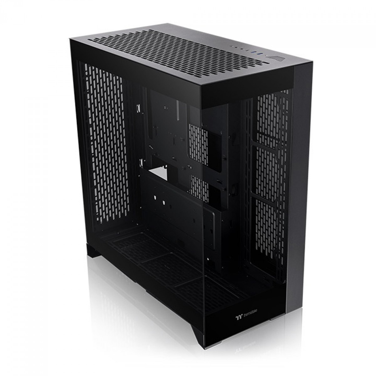 Gabinete Gamer Thermaltake CTE E600 MX, Mid Tower, Vidro Temperado, E-ATX, Sem Fonte, Sem Fans, Black, CA-1Y3-00M1WN-00