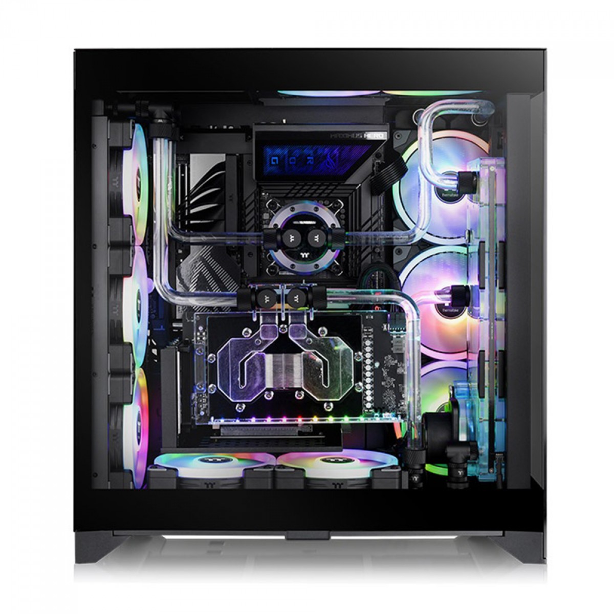 Gabinete Gamer Thermaltake CTE E600 MX, Mid Tower, Vidro Temperado, E-ATX, Sem Fonte, Sem Fans, Black, CA-1Y3-00M1WN-00