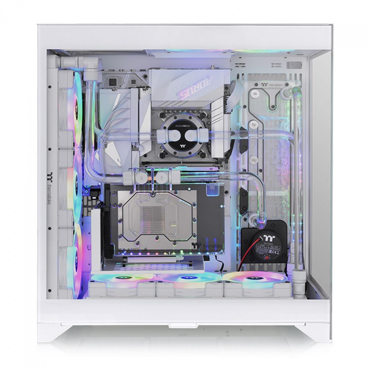 Gabinete Gamer Thermaltake CTE E600 MX SNOW, Mid Tower, Vidro Temperado, E-ATX, Sem Fonte, Sem Fans, White, CA-1Y3-00M6WN-00