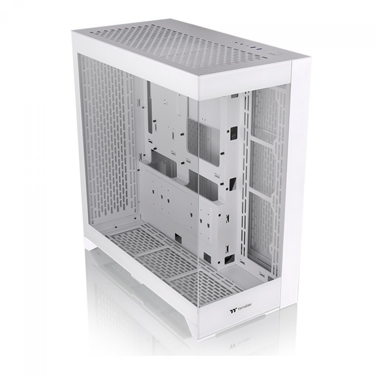 Gabinete Gamer Thermaltake CTE E600 MX SNOW, Mid Tower, Vidro Temperado, E-ATX, Sem Fonte, Sem Fans, White, CA-1Y3-00M6WN-00