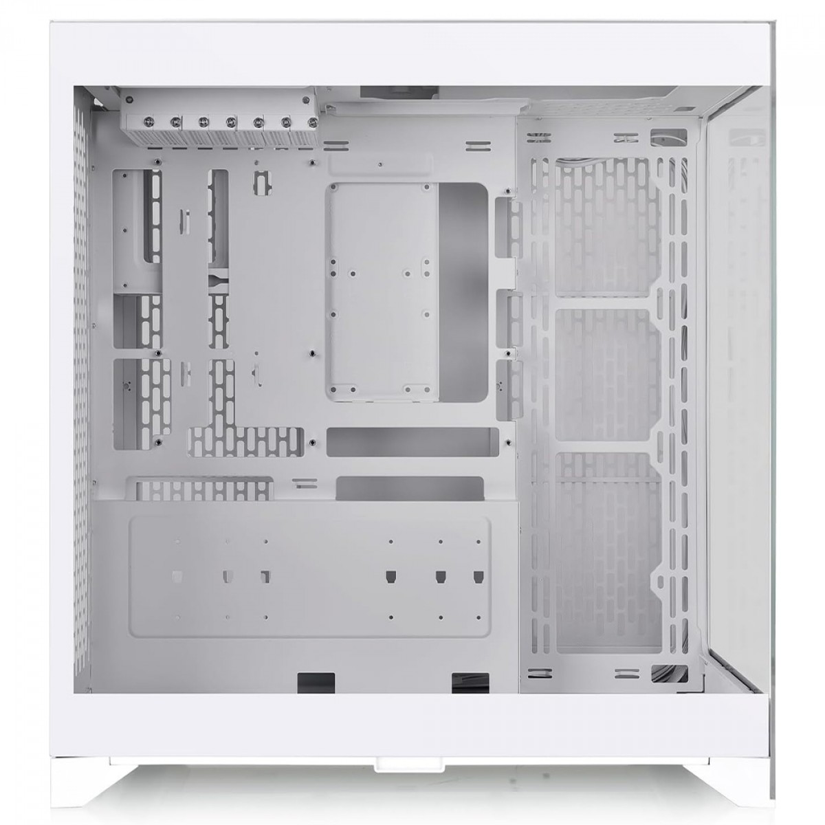 Gabinete Gamer Thermaltake CTE E660 MX Snow, Mid Tower, Vidro Temperado, E-ATX, Sem Fonte, Sem Fans, Branco, CA-1Y3-00M6WN-01