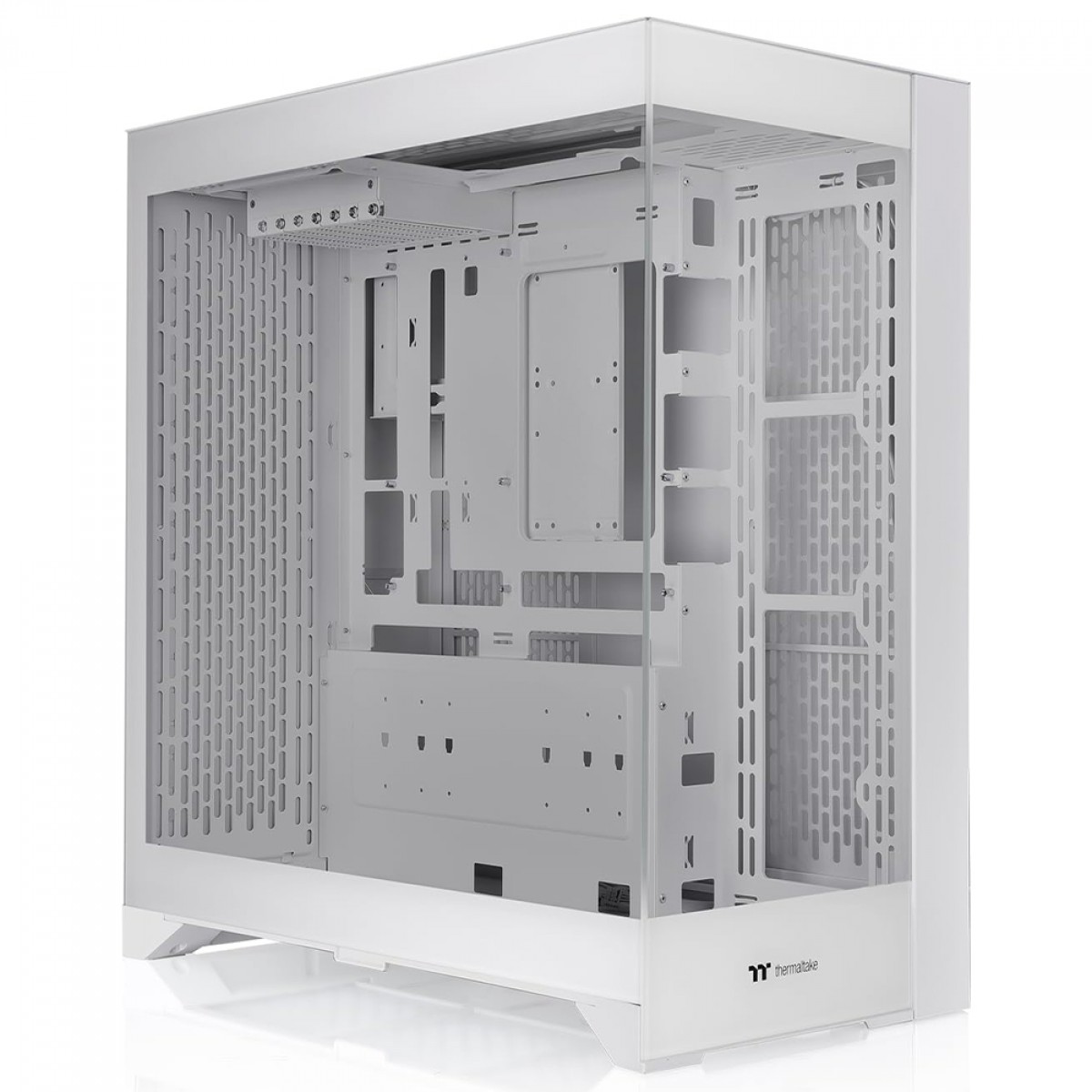 Gabinete Gamer Thermaltake CTE E660 MX Snow, Mid Tower, Vidro Temperado, E-ATX, Sem Fonte, Sem Fans, Branco, CA-1Y3-00M6WN-01
