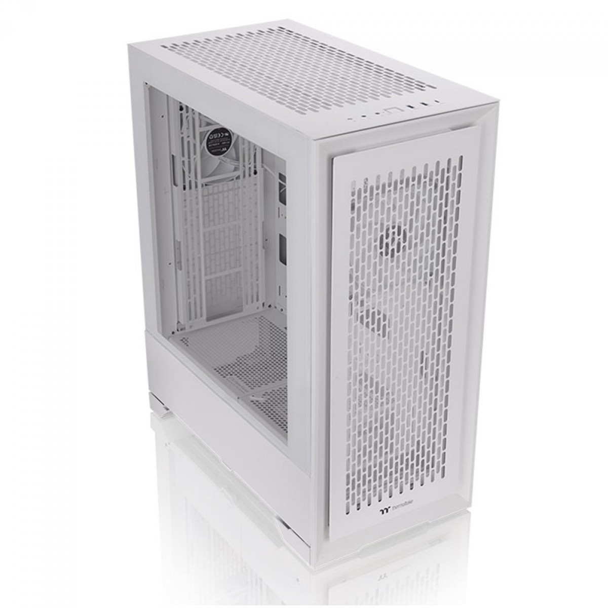 Gabinete Gamer Thermaltake CTE T500 Air Snow, Full Tower, Vidro Temperado, E-ATX, Sem Fonte, Com 3 Fans, CA-1X8-00F6WN-00