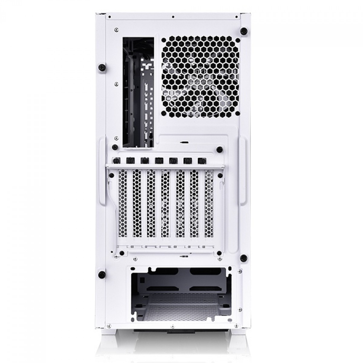 Gabinete Gamer Thermaltake Divider 300 TG Air, Snow, Mid Tower, Vidro Temperado, M-ATX, Sem Fonte, Com 2 Fans, CA-1S2-00M6WN-02
