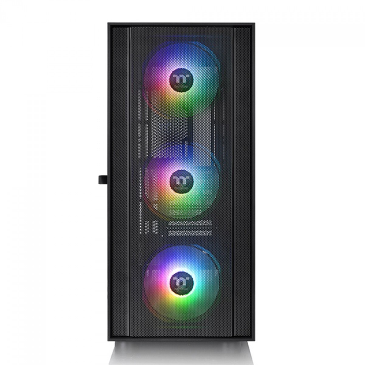 Gabinete Gamer Thermaltake H570 TG ARGB, Mid Tower, Vidro Temperado, Black, E-ATX, Sem Fonte, Com 3 Fans, CA-1T9-00M1WN-01