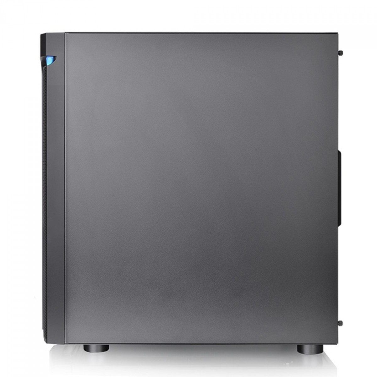 Gabinete Gamer Thermaltake H590 TG ARGB, Mid Tower, Vidro Temperado, Black, E-ATX, Sem Fonte, Com 2 Fans, CA-1X4-00M1WN-00