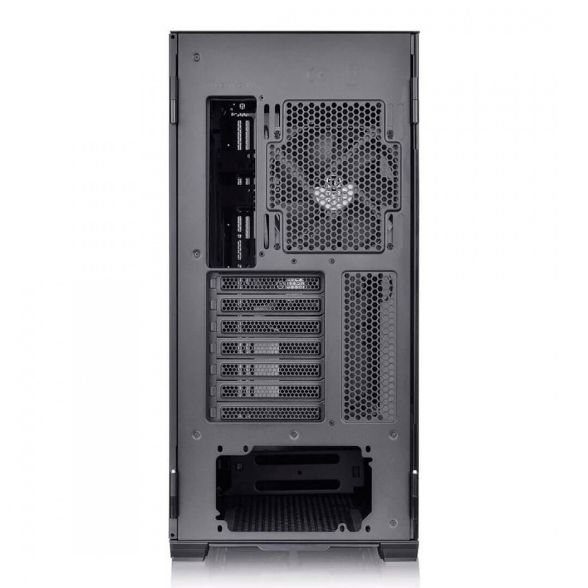 Gabinete Gamer Thermaltake H700 TG, Mid Tower, RGB, Vidro Temperado, E-ATX, Black, Sem Fonte, Com 2 Fans, CA-1Y1-00M1WN-00