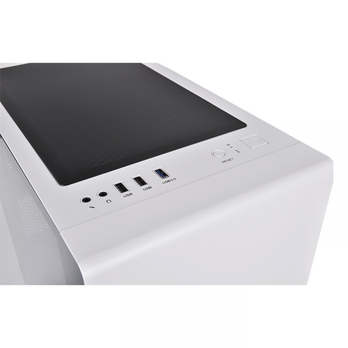 Gabinete Gamer Thermaltake S100TG, Mini Tower, Vidro Temperado, White, MATX, Com Fonte 600W, Com 1 Fan, CA-3Q9-60S6WZ-00
