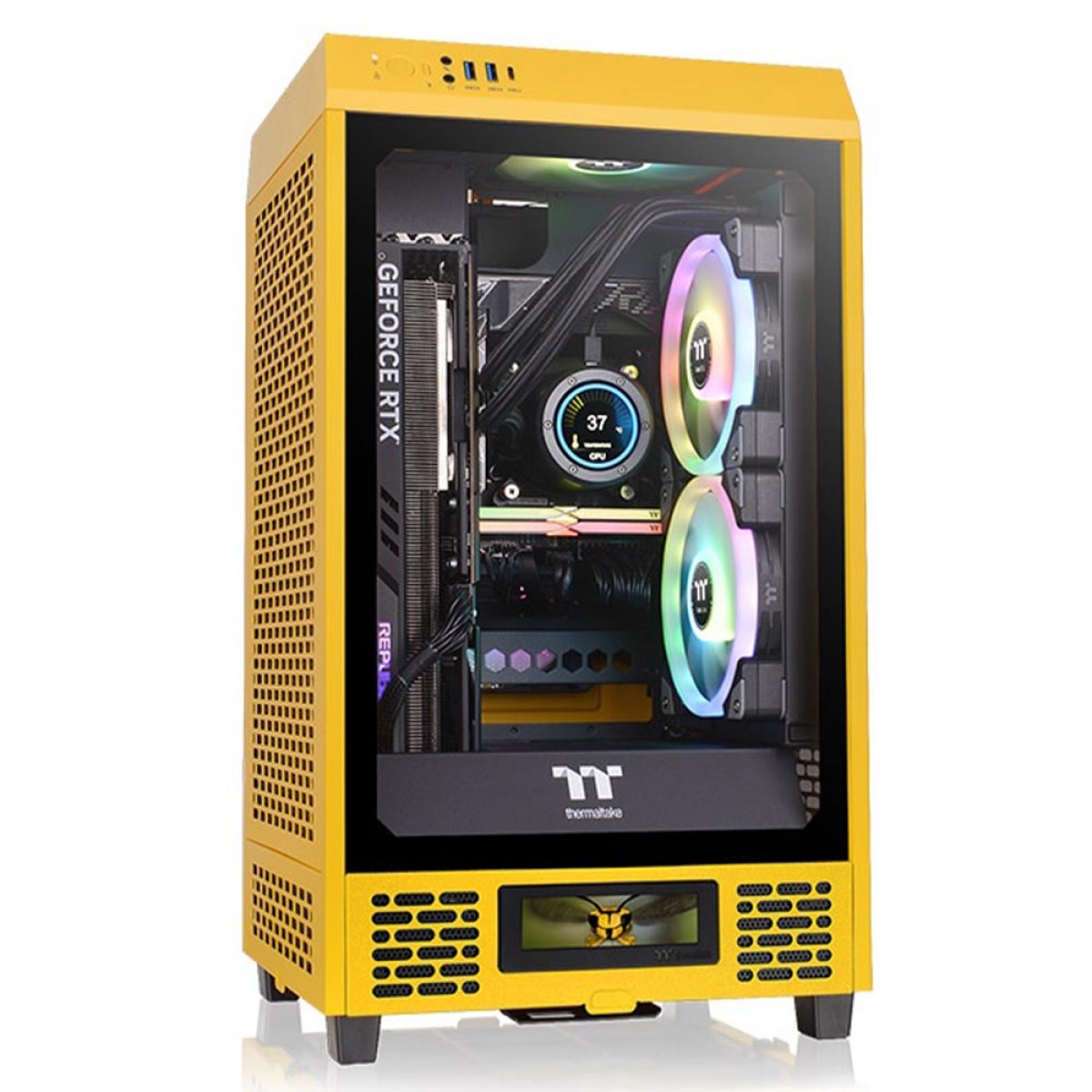 珍しい  Gamer Gabinete Thermaltake Mini Bumblebee, 200 Tower The PCケース(自作PC用)