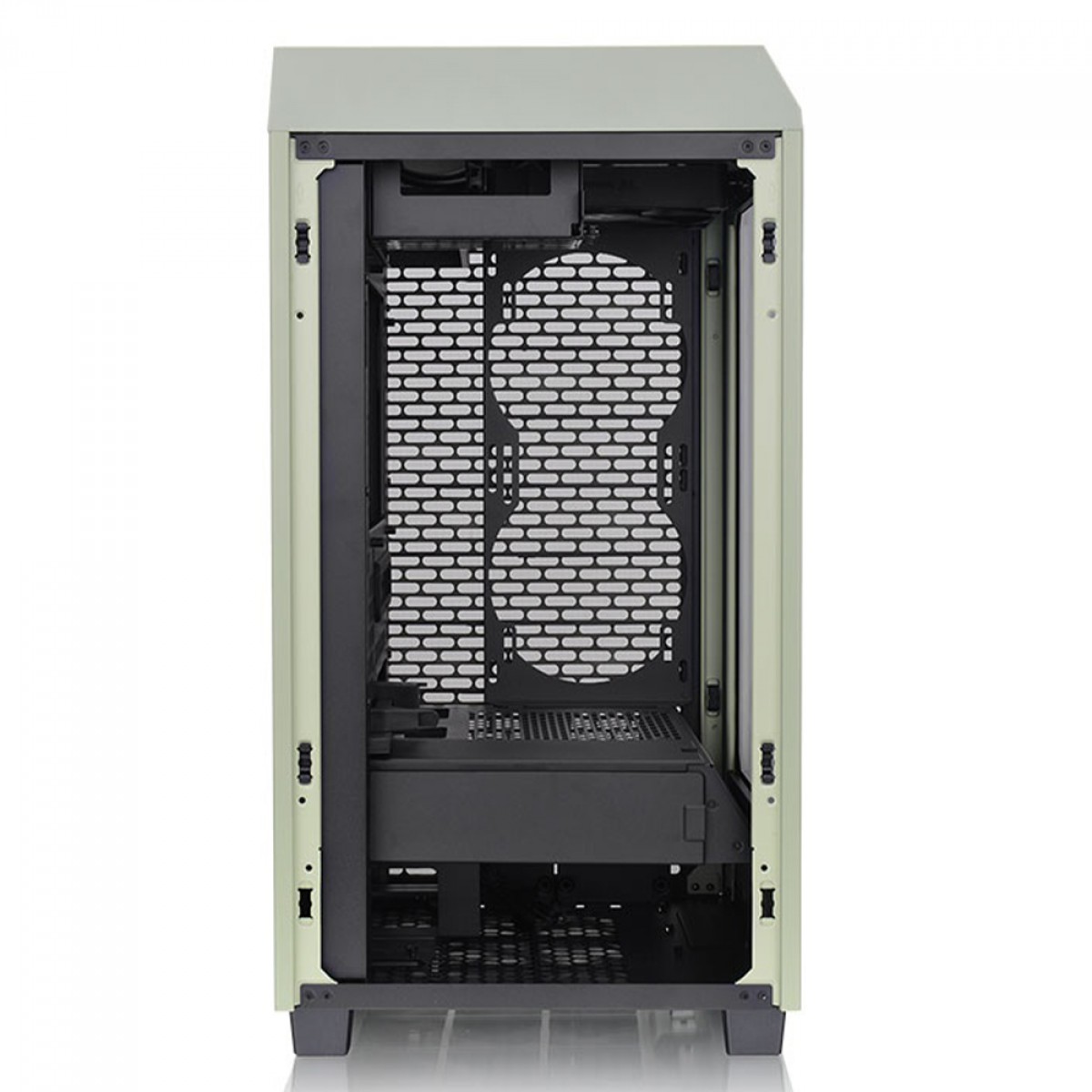 Gabinete Gamer Thermaltake The Tower 200 Matcha Green, Mini Tower, Vidro Temperado, Mini-ITX, Sem Fonte, Com 2 Fans, CA-1X9-00SEWN-00