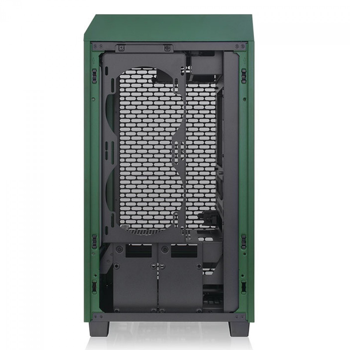 Gabinete Gamer Thermaltake The Tower 200 Racing Green, Mini Tower, Vidro Temperado, Mini-ITX, Sem Fonte, Com 2 Fans, CA-1X9-00SCWN-00