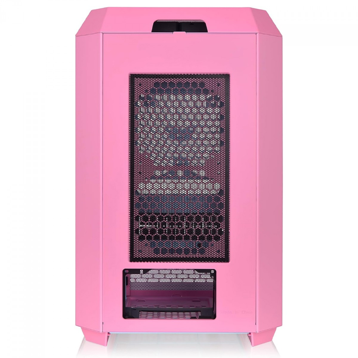 Gabinete Gamer Thermaltake The Tower 300 Bubble Pink, Micro Tower, Vidro Temperado, mATX, Sem Fonte, Com 2 Fans, Rosa, CA-1Y4-00SAWN-00