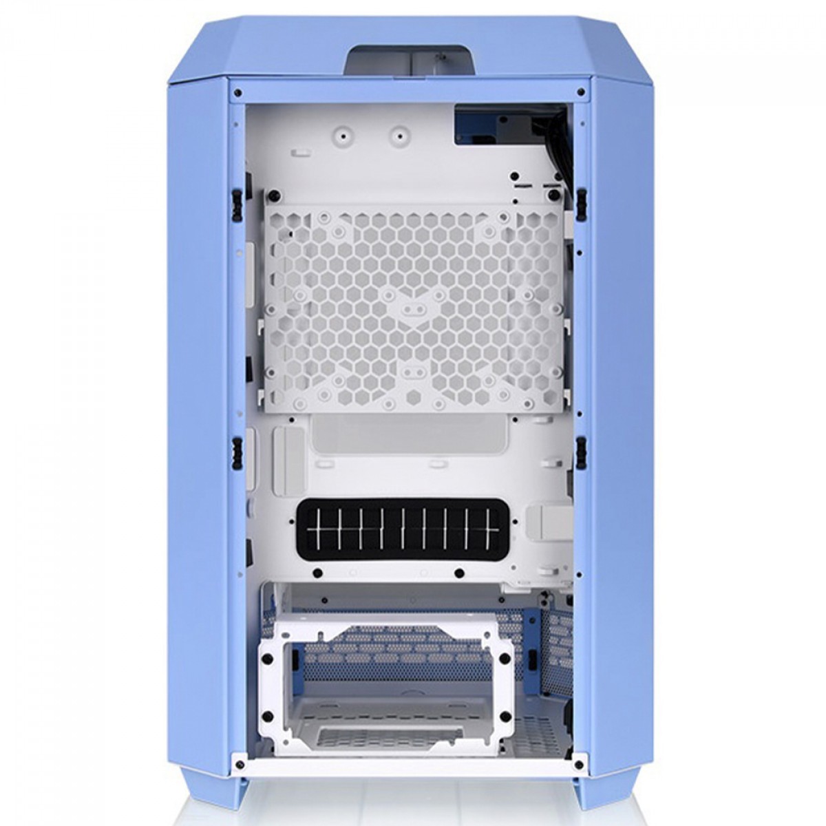 Gabinete Gamer Thermaltake The Tower 300 Hydrangea Blue, Micro Tower, Vidro Temperado, mATX, Sem Fonte, Com 2 Fans, Azul, CA-1Y4-00SFWN-00
