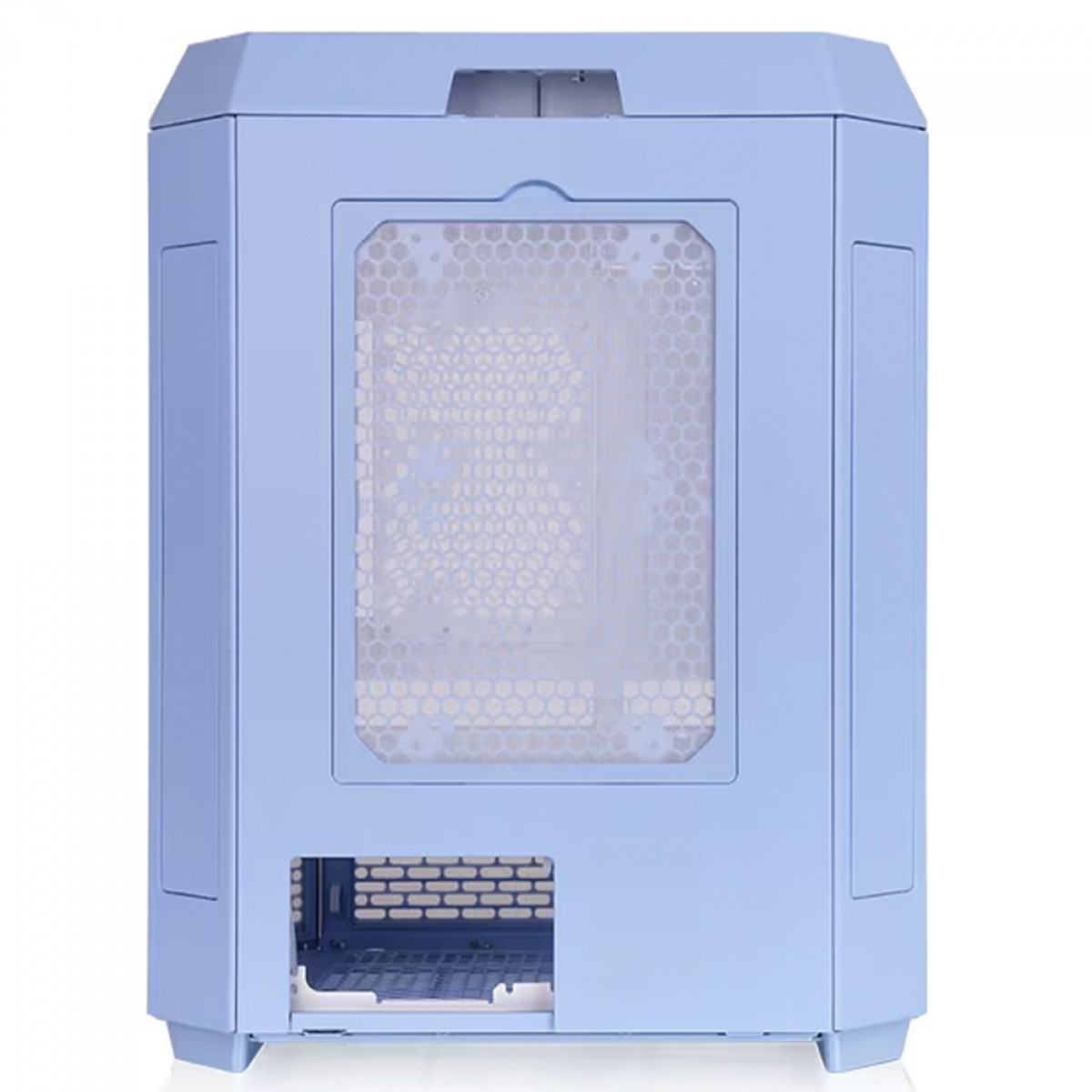 Gabinete Gamer Thermaltake The Tower 600 Hydrangea Blue, Mid Tower, Vidro Temperado, ATX, Sem Fonte, Com 2 Fans, Azul, CA-1Z1-00MFWN-00