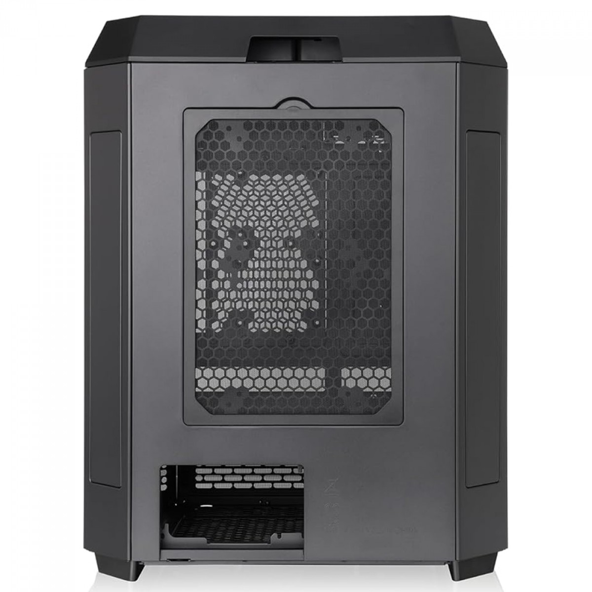 Gabinete Gamer Thermaltake The Tower 600, Mid Tower, Vidro Temperado, ATX, Sem Fonte, Com 2 Fans, Preto, CA-1Z1-00M1WN-00