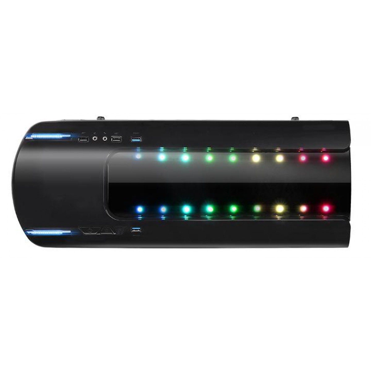 Gabinete Gamer Thermaltake Versa C22 RGB, Mid Tower, Black, Fonte TR-700, Water Cooler 3.0 RGB 240, CA1G900M1WN03