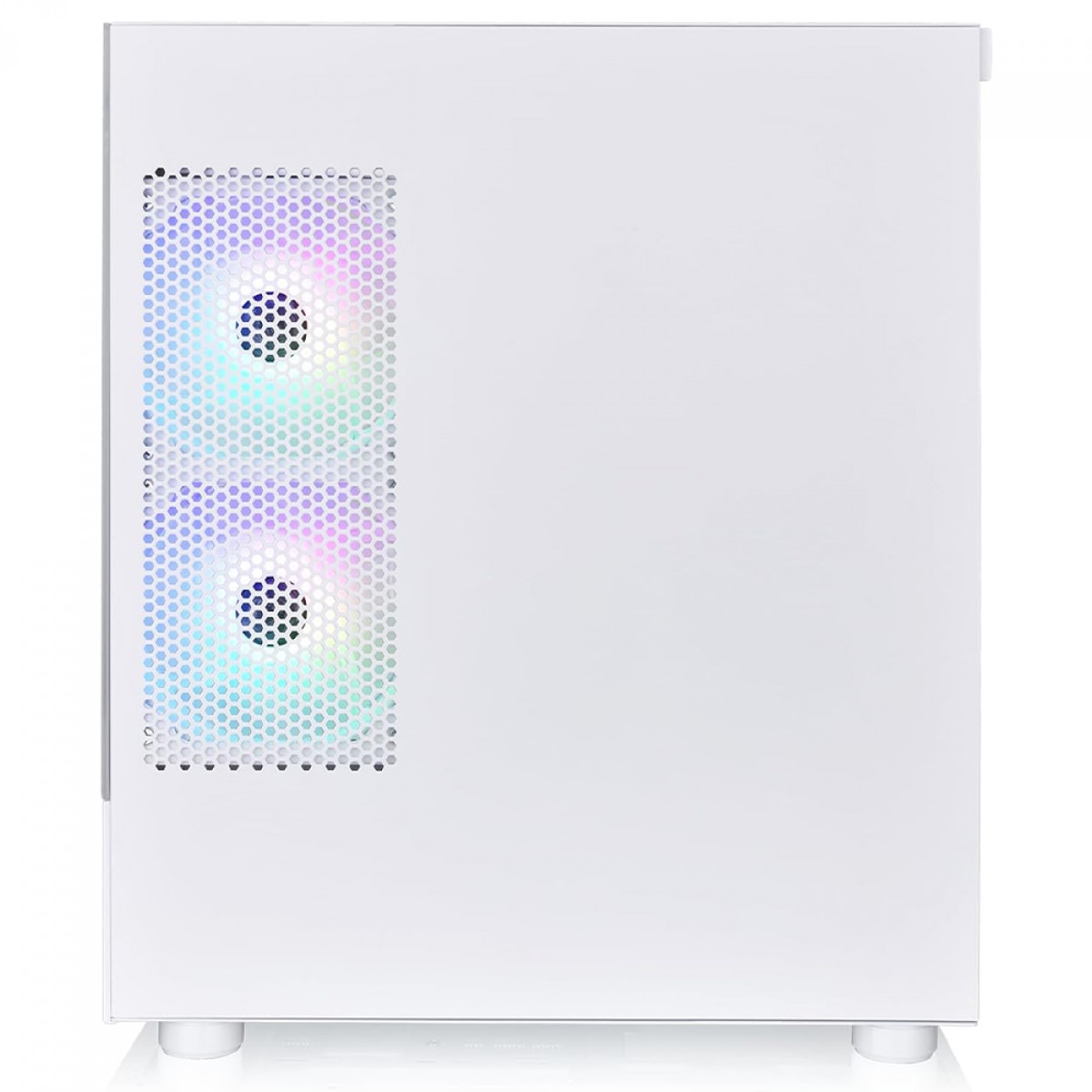 Gabinete Gamer Thermaltake View 170 TG Snow, ARGB, Micro Tower, Vidro Temperado, mATX, Sem Fonte, Com 3 Fans, Branco, CA-1Z4-00M6WN-00