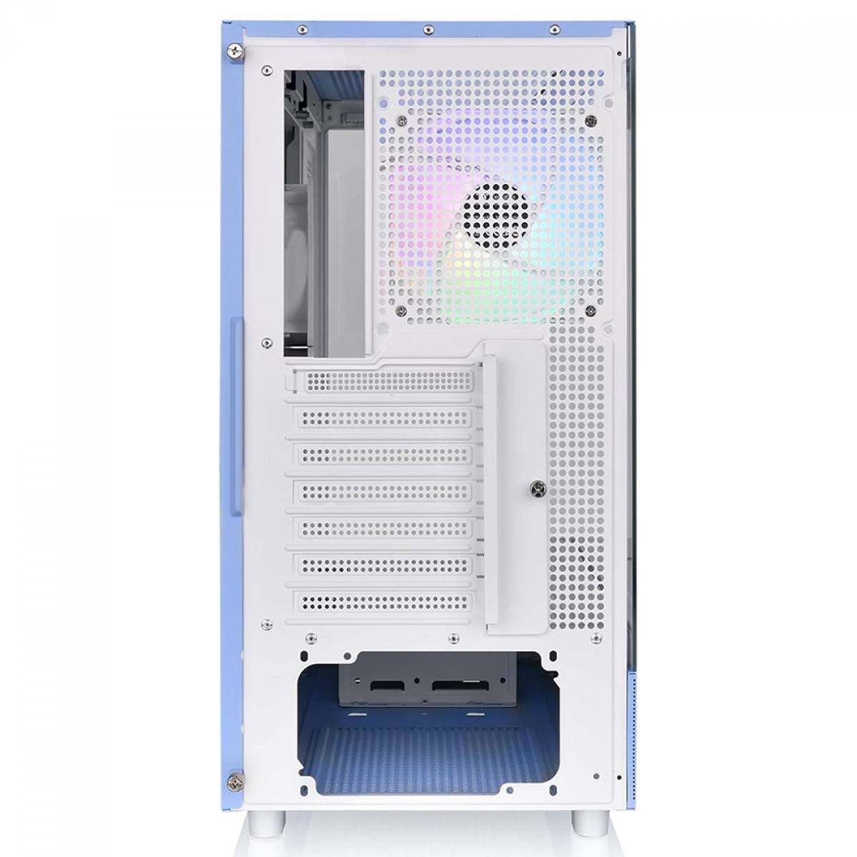 Gabinete Gamer Thermaltake View 270 Plus TG Hydrangea Blue, ARGB, Mid Tower, Vidro Temperado, EATX, Sem Fonte, Com 3 Fans, Azul, CA-1Y7-00MFWN-01