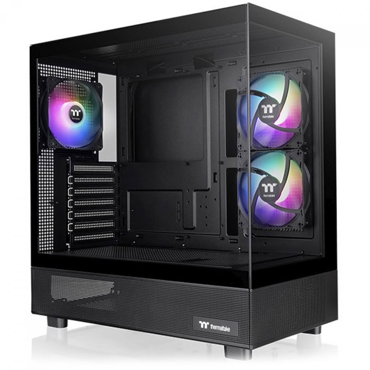 Gabinete Gamer Thermaltake View 270 TG ARGB Plus, Mid Tower, Vidro Temperado, EATX, Com 3 Fans, Preto, CA-1Y7-00M1WN-01
