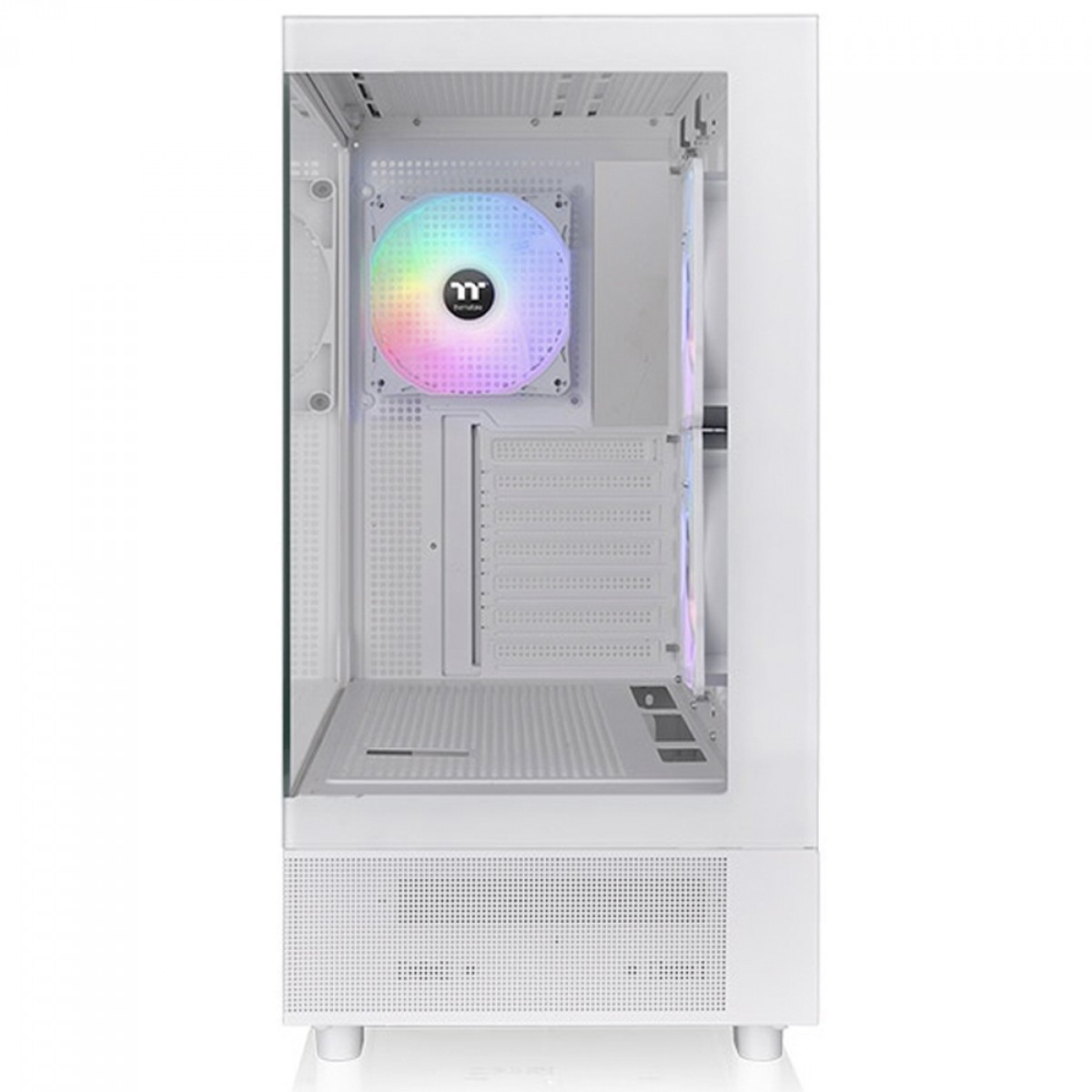 Gabinete Gamer Thermaltake View 270 TG ARGB Plus Snow, Mid Tower, Vidro Temperado, EATX, Com 3 Fans, Branco, CA-1Y7-00M6WN-01