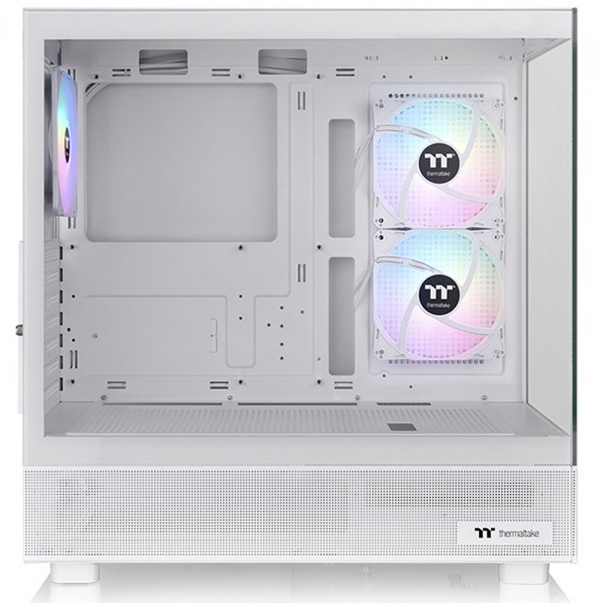Gabinete Gamer Thermaltake View 270 TG ARGB Plus Snow, Mid Tower, Vidro Temperado, EATX, Com 3 Fans, Branco, CA-1Y7-00M6WN-01