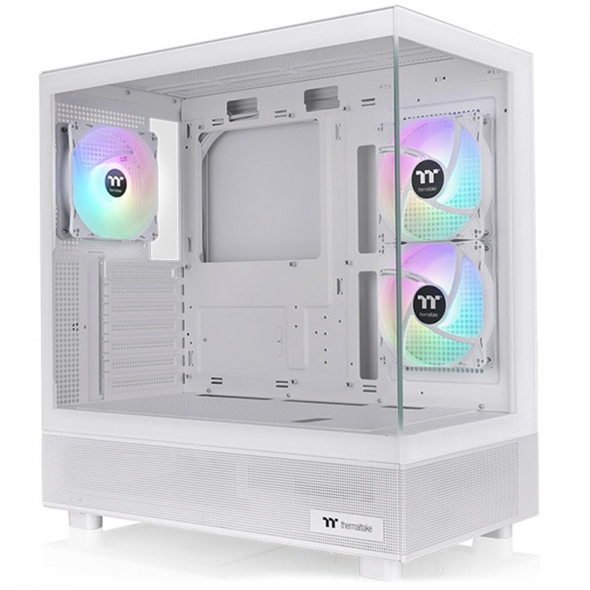 Gabinete Gamer Thermaltake View 270 TG ARGB Plus Snow, Mid Tower, Vidro Temperado, EATX, Com 3 Fans, Branco, CA-1Y7-00M6WN-01