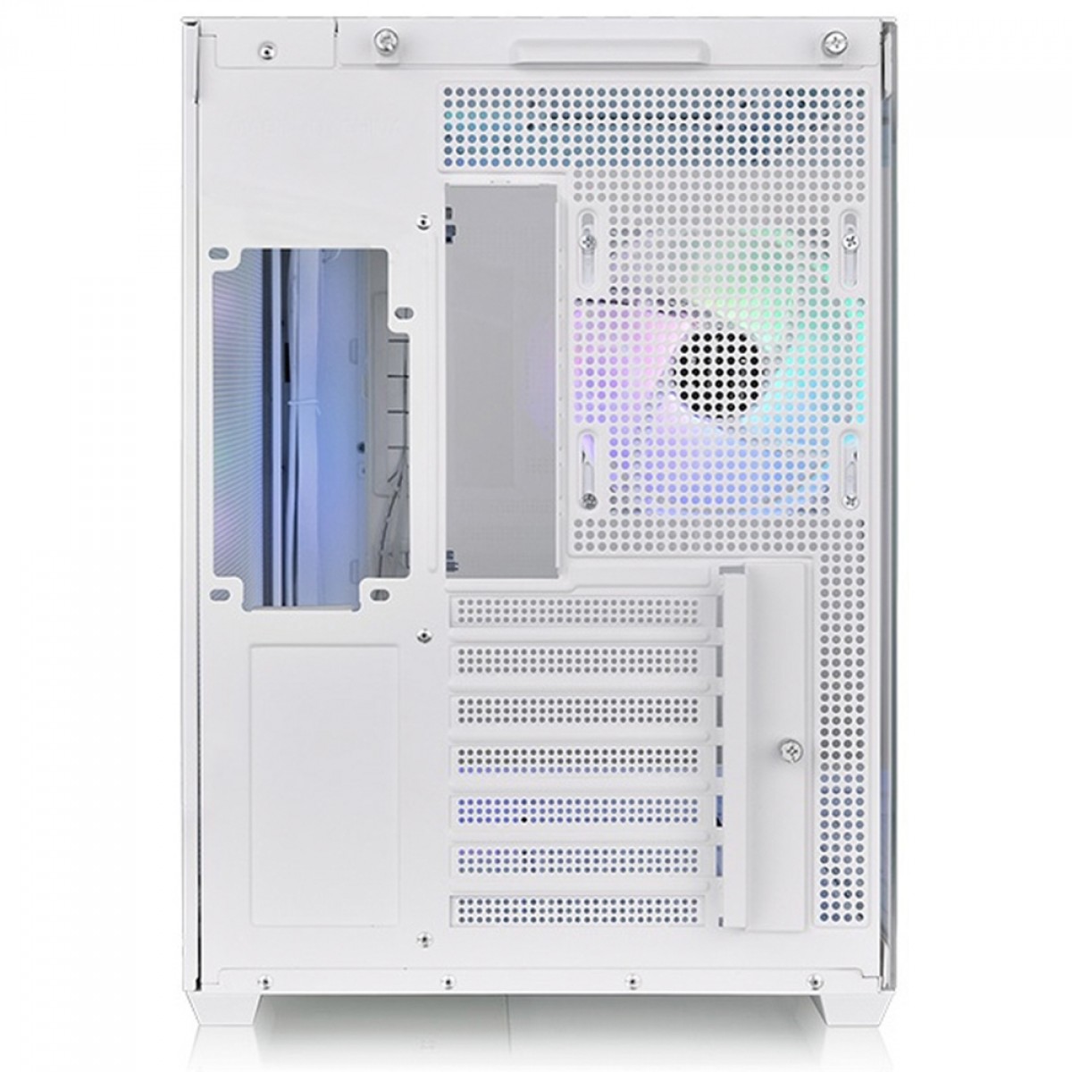 Gabinete Gamer Thermaltake View 380 TG ARGB Snow, Mid Tower, Vidro Temperado, ATX, Com 4 Fans, Branco, CA-1Z2-00M6WN-00