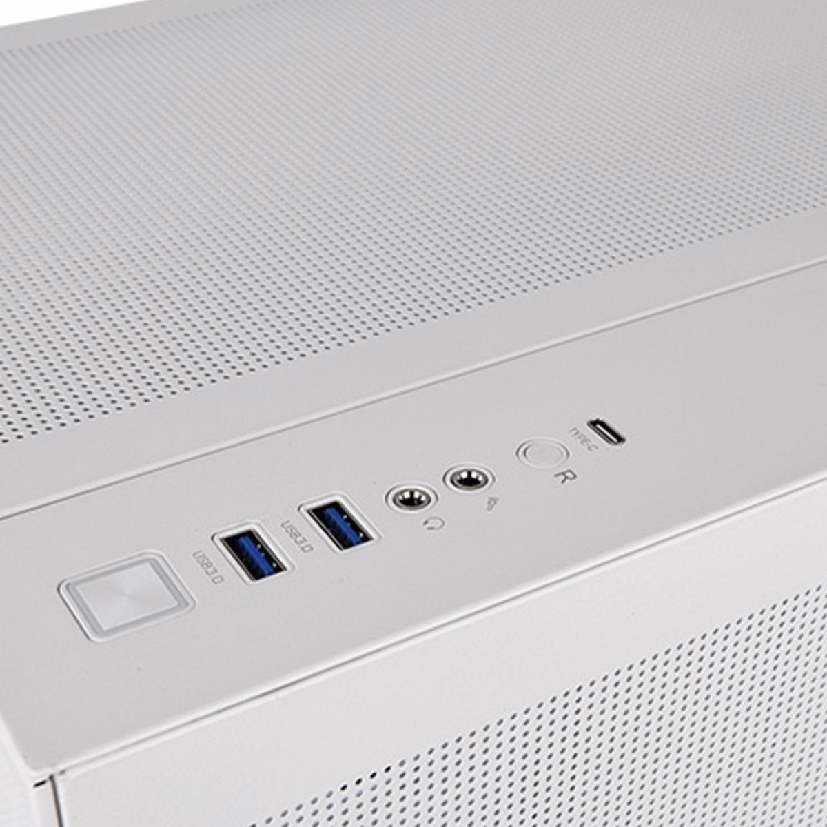 Gabinete Gamer Thermaltake View 380 TG ARGB Snow, Mid Tower, Vidro Temperado, ATX, Com 4 Fans, Branco, CA-1Z2-00M6WN-00