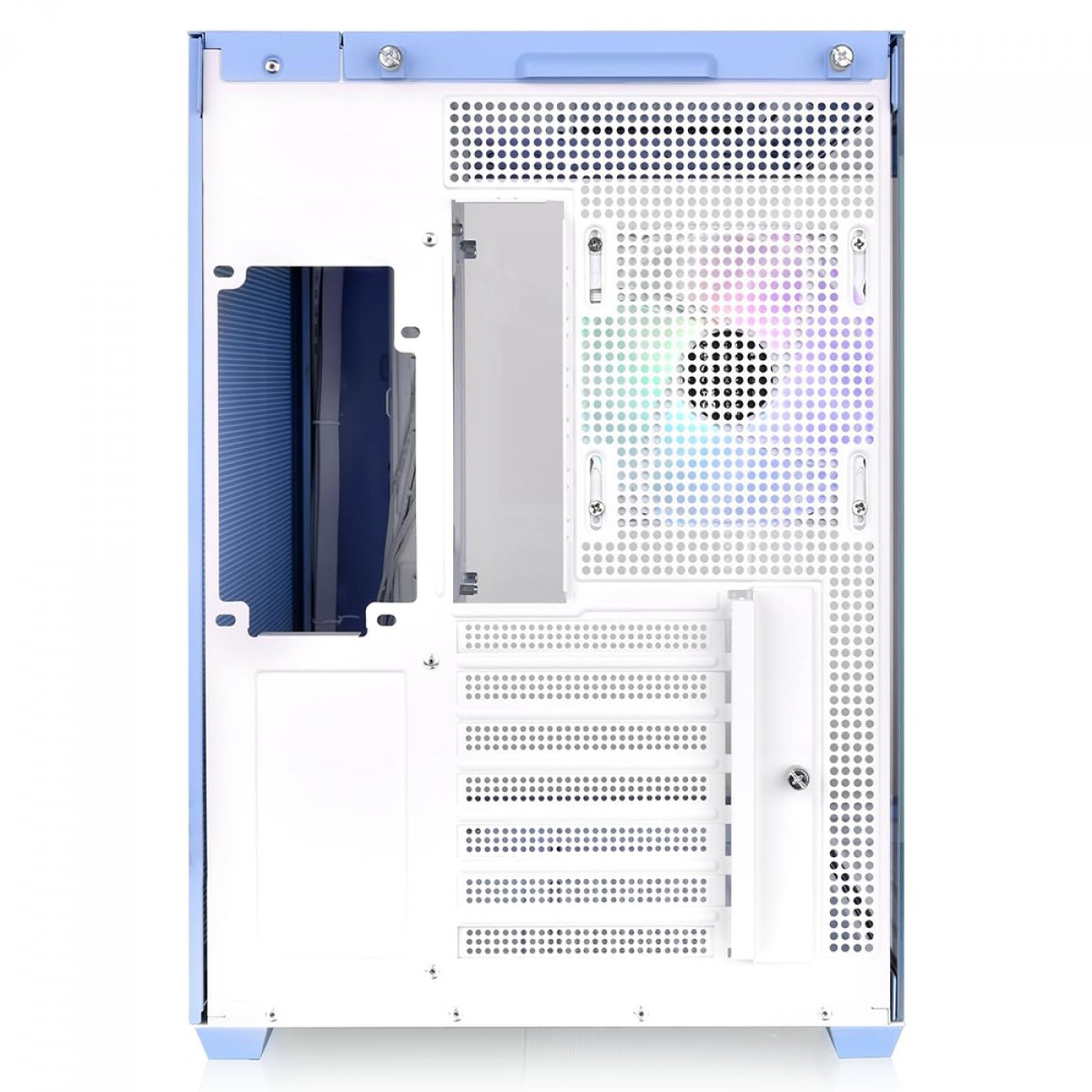 Gabinete Gamer Thermaltake View 380 TG Hydrangea Blue, ARGB, Mid Tower, Vidro Temperado, ATX, Sem Fonte, Com 4 Fans, Azul, CA-1Z2-00MFWN-00